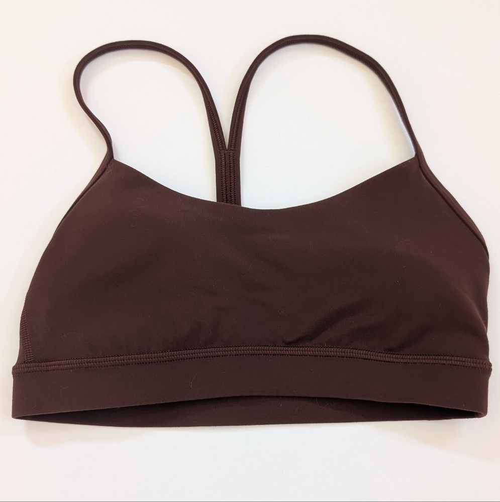 Lululemon Brown Flow Y Sports Bra